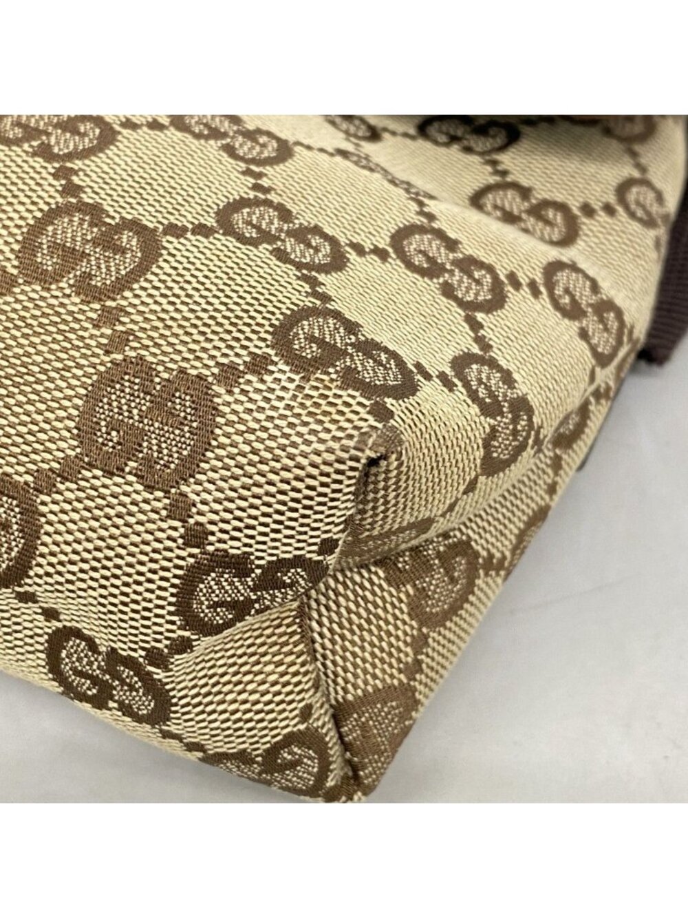 Gucci Waist Bag GG Canvas Brown Silver - Picture 6 of 10